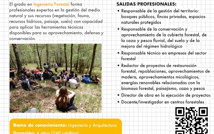 Grado en Ingeniería Forestal